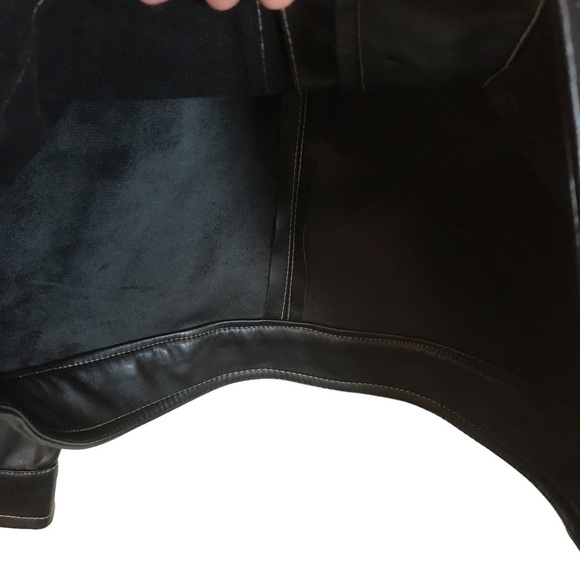 Truth by republic women’s faux leather bomber jacket size L - Picture 4 of 12